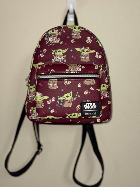 Loungefly Handbags - Loungefly Star Wars Grogu & Flowers Mini Backpack